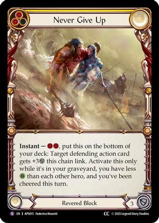 Never Give Up (APS015) - Armory Deck: Pleiades