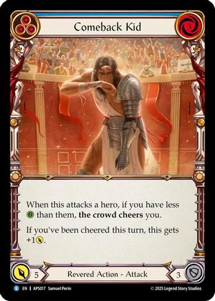 Comeback Kid (Blue) (APS017) - Armory Deck: Pleiades