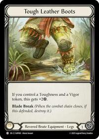 Tough Leather Boots Cold Foil