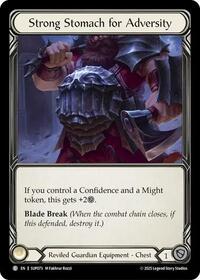 Strong Stomach for Adversity Cold Foil