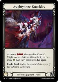 Mightybone Knuckles Cold Foil
