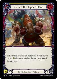 Clench the Upper Hand (Yellow) Rainbow Foil