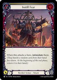 Instill Fear (Yellow) Rainbow Foil
