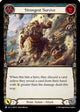 Strongest Survive (Blue) (SUP137)  Rainbow Foil