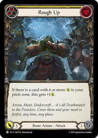 Rough Up (Yellow) Rainbow Foil