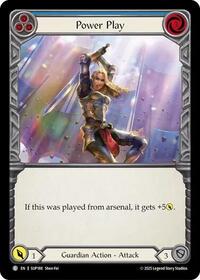 Power Play (Blue) Rainbow Foil