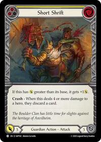 Short Shrift Rainbow Foil