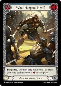 What Happens Next? (Extended Art) Cold Foil