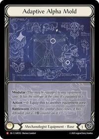 Adaptive Alpha Mold (Extended Art) Cold Foil
