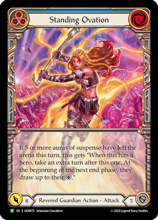 Standing Ovation (GEM072) - GEM Pack 3 Rainbow Foil