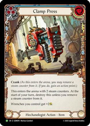 Clamp Press (GEM074) - GEM Pack 3 Rainbow Foil