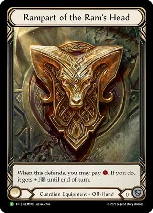 Rampart of the Ram's Head (GEM079) - GEM Pack 3 Rainbow Foil