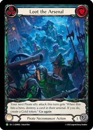 Loot the Arsenal (GEM083) - GEM Pack 3 Rainbow Foil