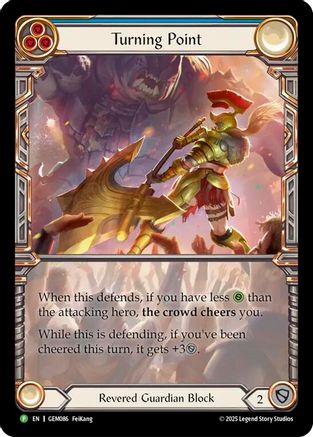 Turning Point (GEM086) - GEM Pack 3 Rainbow Foil