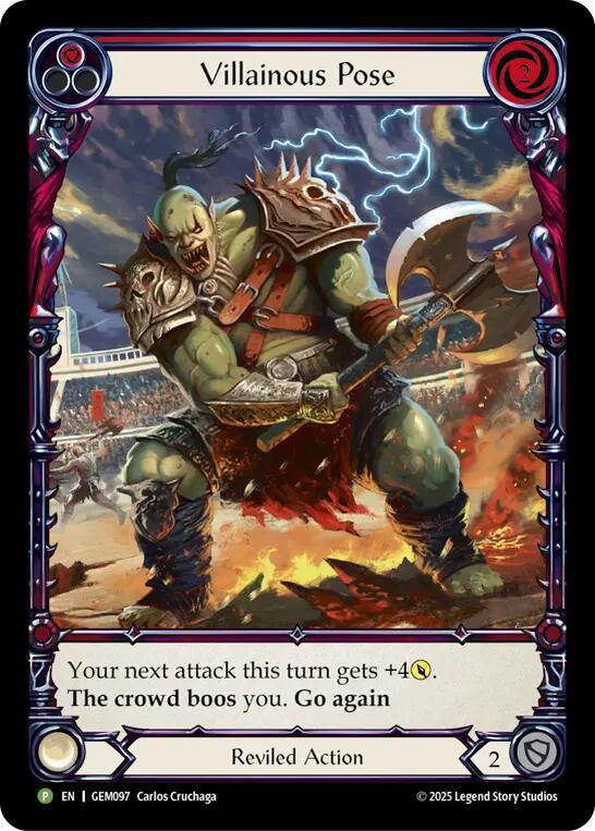 Villainous Pose Rainbow Foil