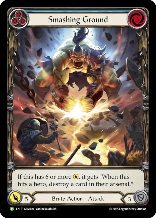 Smashing Ground Rainbow Foil