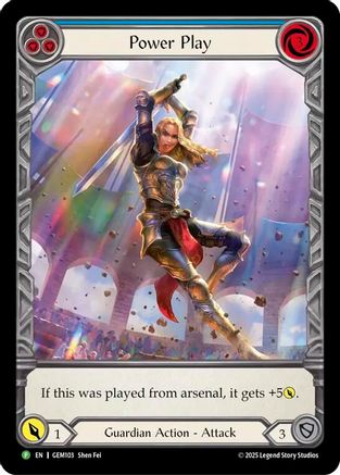 Power Play (GEM103) - GEM Pack 3 Rainbow Foil