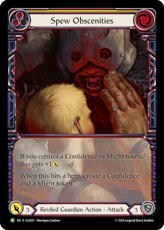 Spew Obscenities Cold Foil Promo