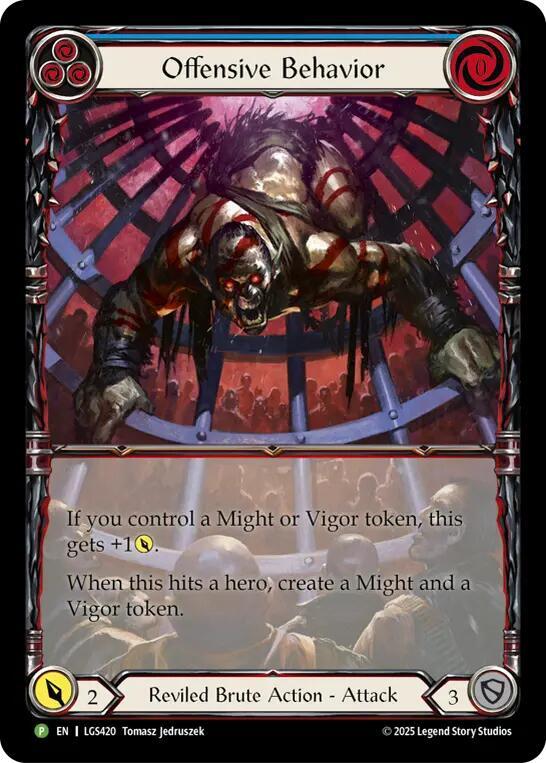 Offensive Behavior Cold Foil Promo