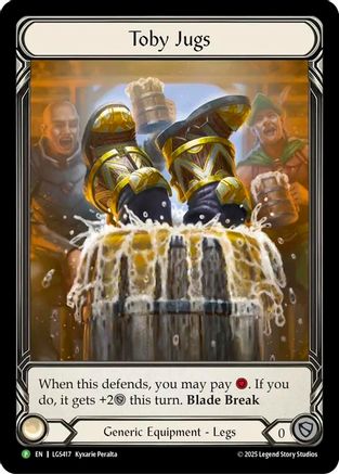 Toby Jugs - LGS417 (LGS417) - Flesh and Blood: Promo Cards Cold Foil