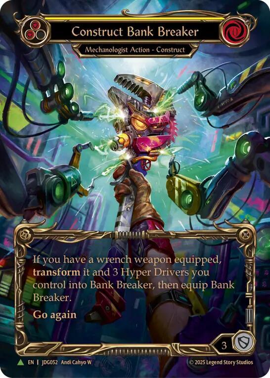 Construct Bank Breaker - JDG052 Cold Foil