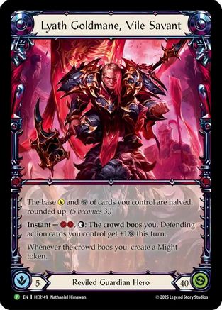 Lyath Goldmane, Vile Savant - HER149 (HER149) - Flesh and Blood: Promo Cards Rainbow Foil