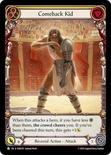 Comeback Kid (Yellow) Rainbow Foil Promo