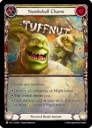 Numbskull Charm - LGS422 (LGS422) - Flesh and Blood: Promo Cards Rainbow Foil
