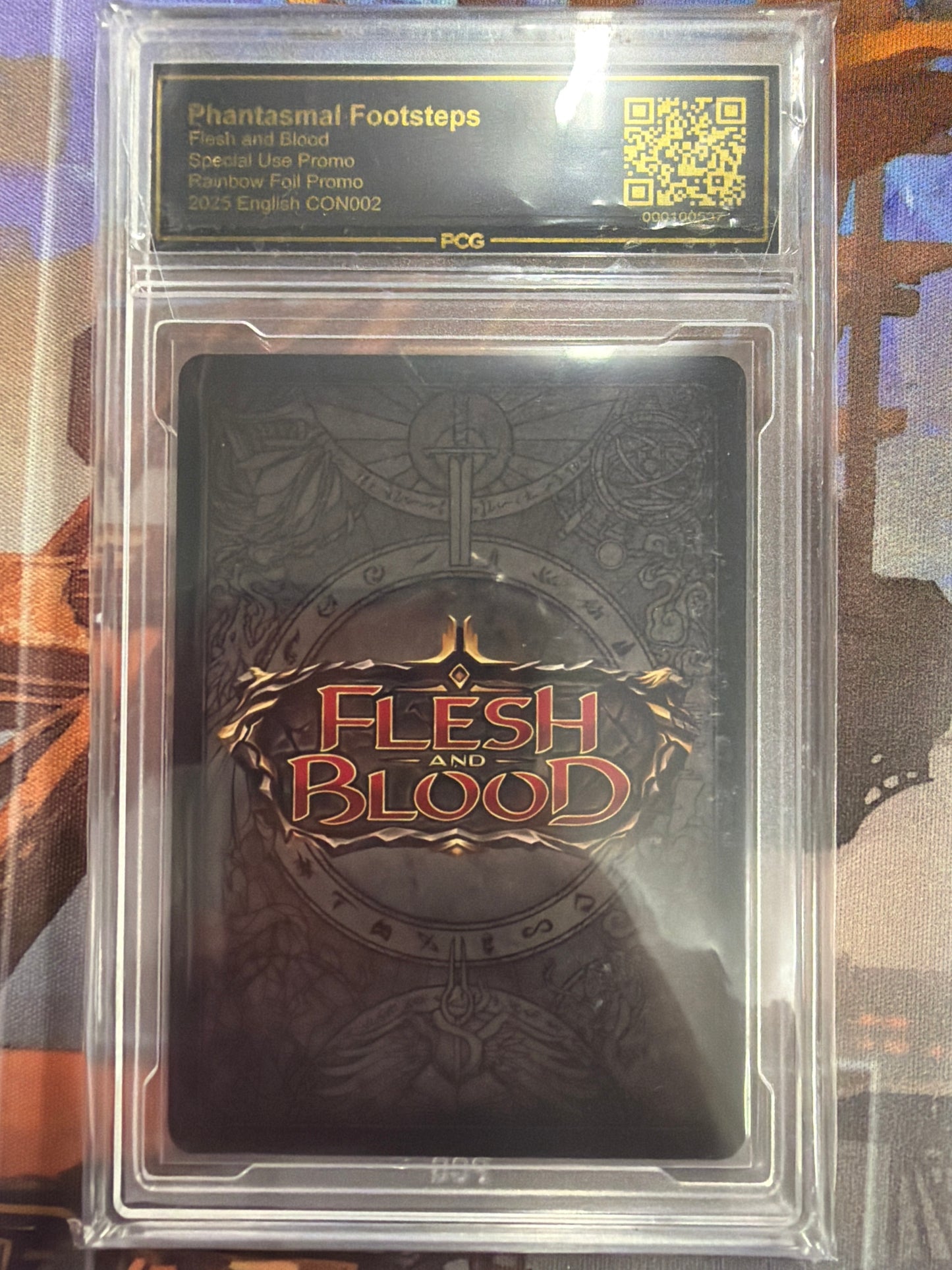 Phantasmal Footsteps Rainbow Foil Promo Graded PCG Gem Mint 9.5