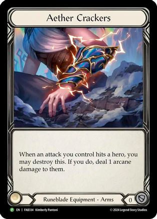 Aether Crackers - FAB334 (FAB334) - Flesh and Blood: Promo Cards Cold Foil