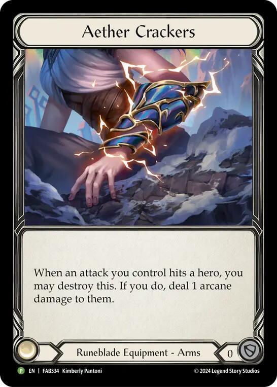 Aether Crackers Cold Foil Promo