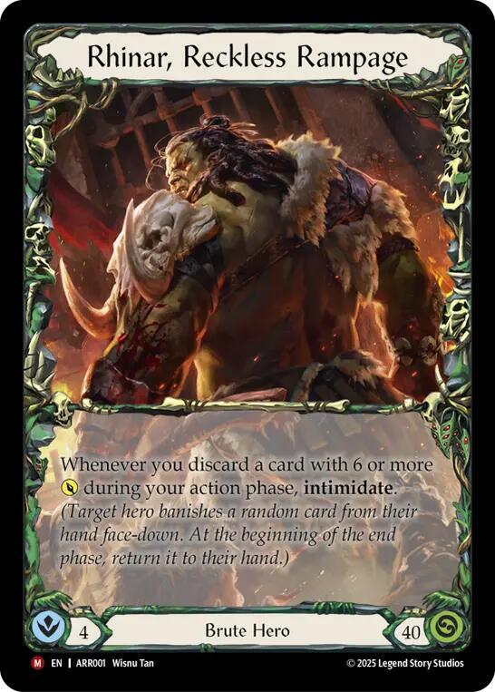 Rhinar, Reckless Rampage Armory Deck