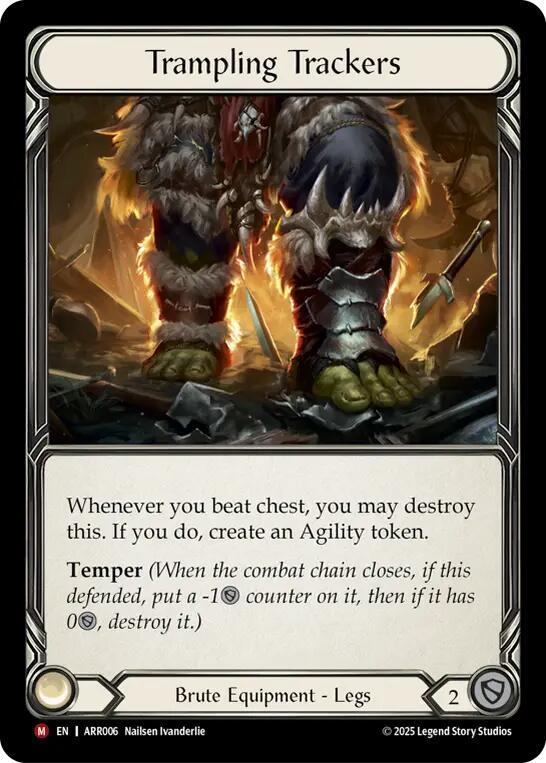 Trampling Trackers Rainbow Foil Armory Deck