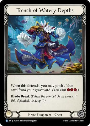 Trench of Watery Depths Cold Foil