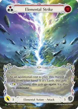 Elemental Strike - FAB425 (FAB425) - Flesh and Blood: Promo Cards Cold Foil