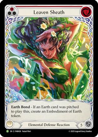 Leaven Sheath - FAB428 (FAB428) - Flesh and Blood: Promo Cards Rainbow Foil