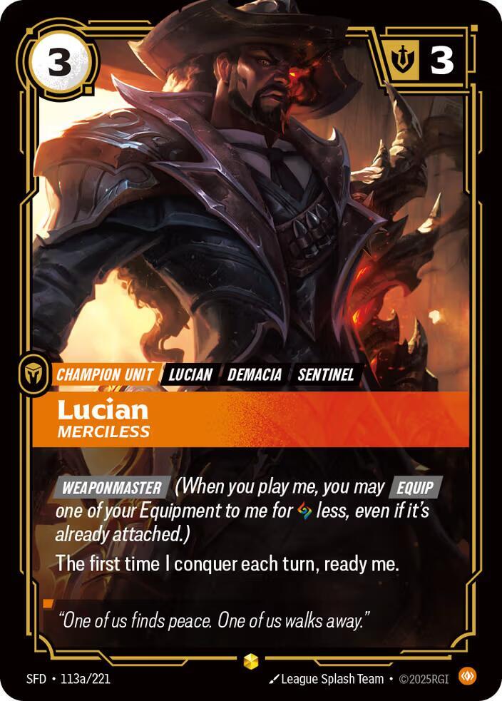 Lucian Merciless Alternate Art
