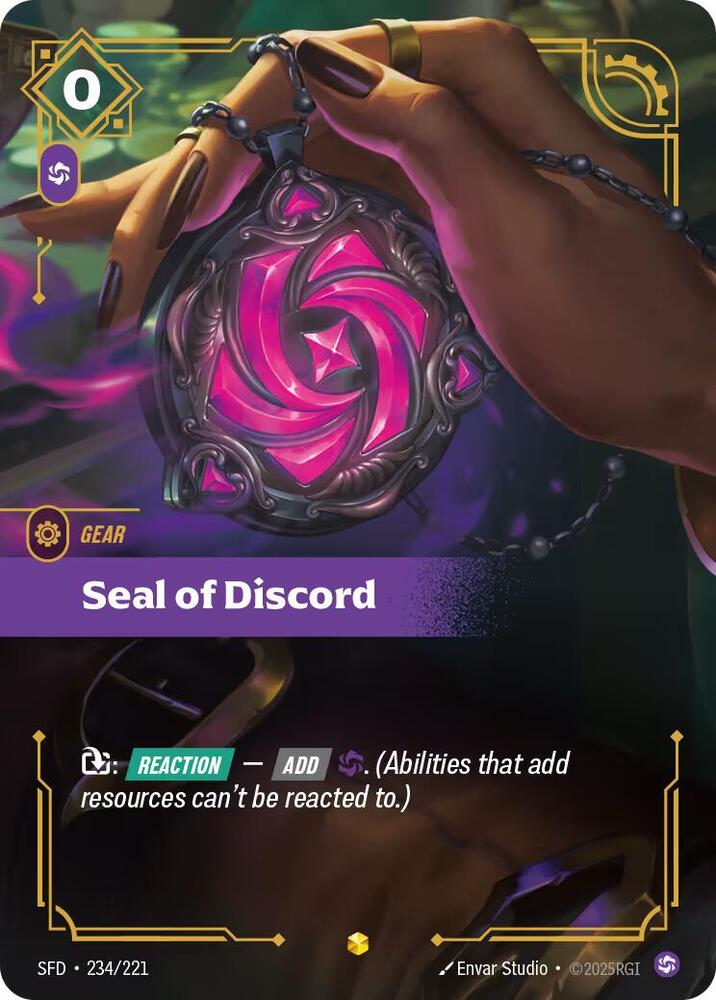 Seal of Discord Overnumbered