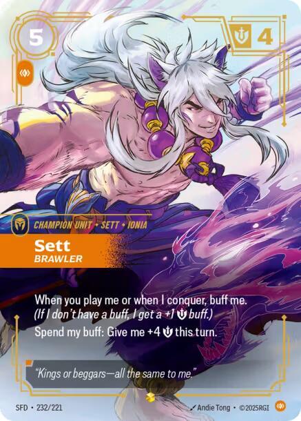 Sett Brawler Overnumbered