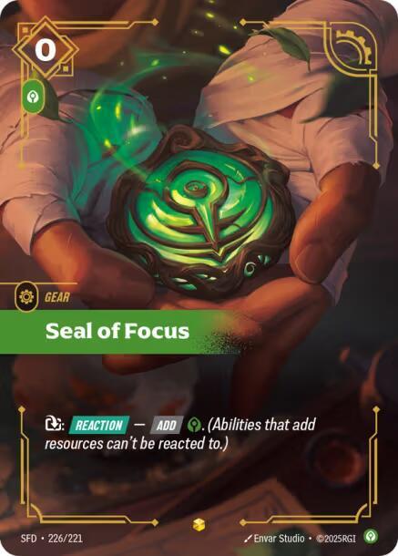 Seal of Focus Overnumbered