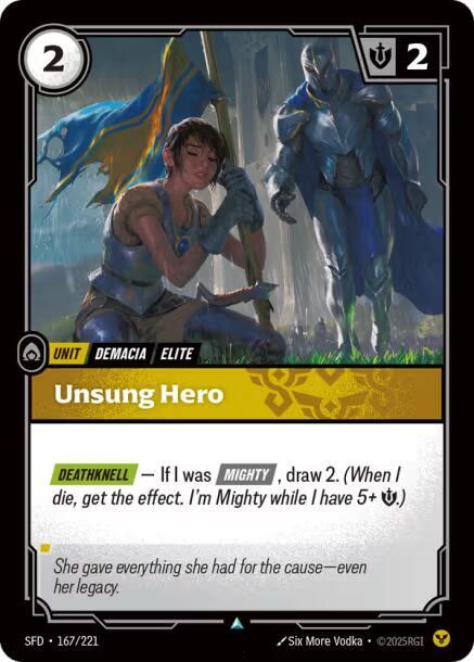Unsung Hero Rainbow Foil