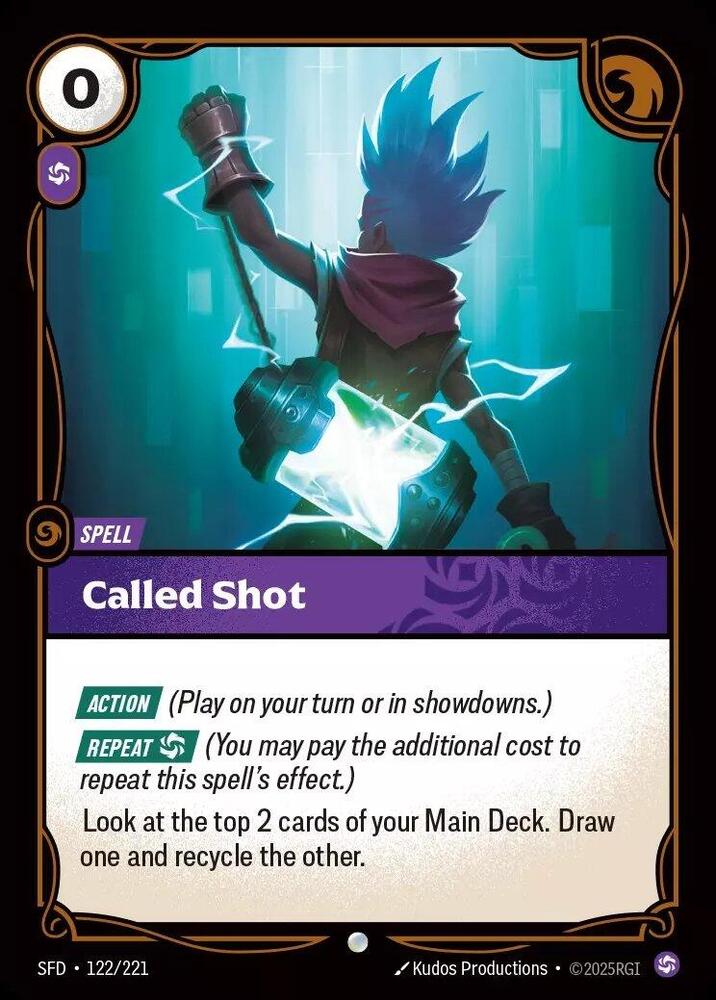 Called Shot Rainbow Foil