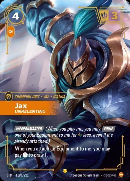Jax Unrelenting Alternate Art