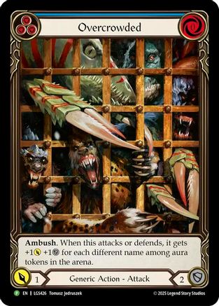 Overcrowded - LGS426 (LGS426) - Flesh and Blood: Promo Cards Cold Foil