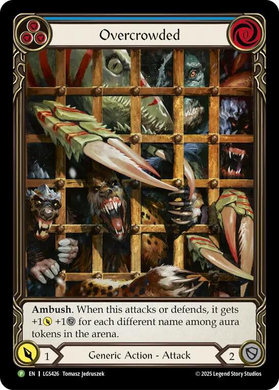 Overcrowded Cold Foil Promo