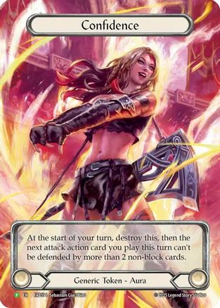 Confidence - FAB394 (FAB394) - Flesh and Blood: Promo Cards