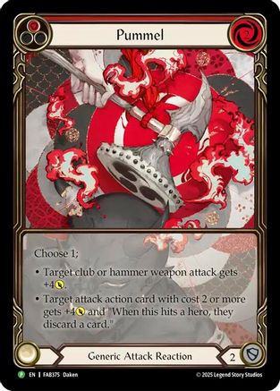 Pummel - FAB375 (FAB375) - Flesh and Blood: Promo Cards Rainbow Foil
