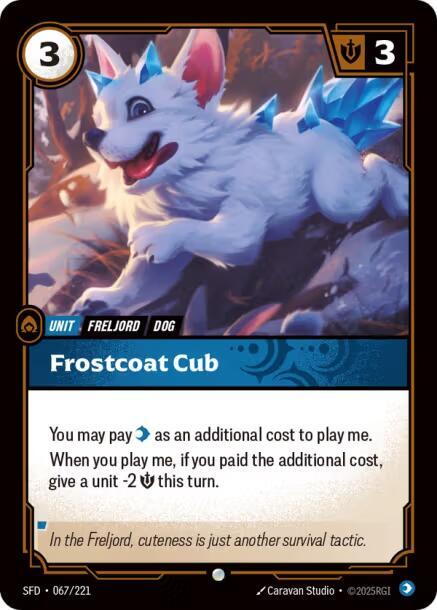 Frostcoat Cub Rainbow Foil