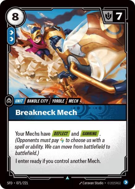 Breakneck Mech Rainbow Foil