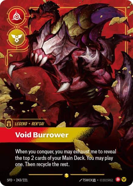 Reksai Void Burrower Overnumbered